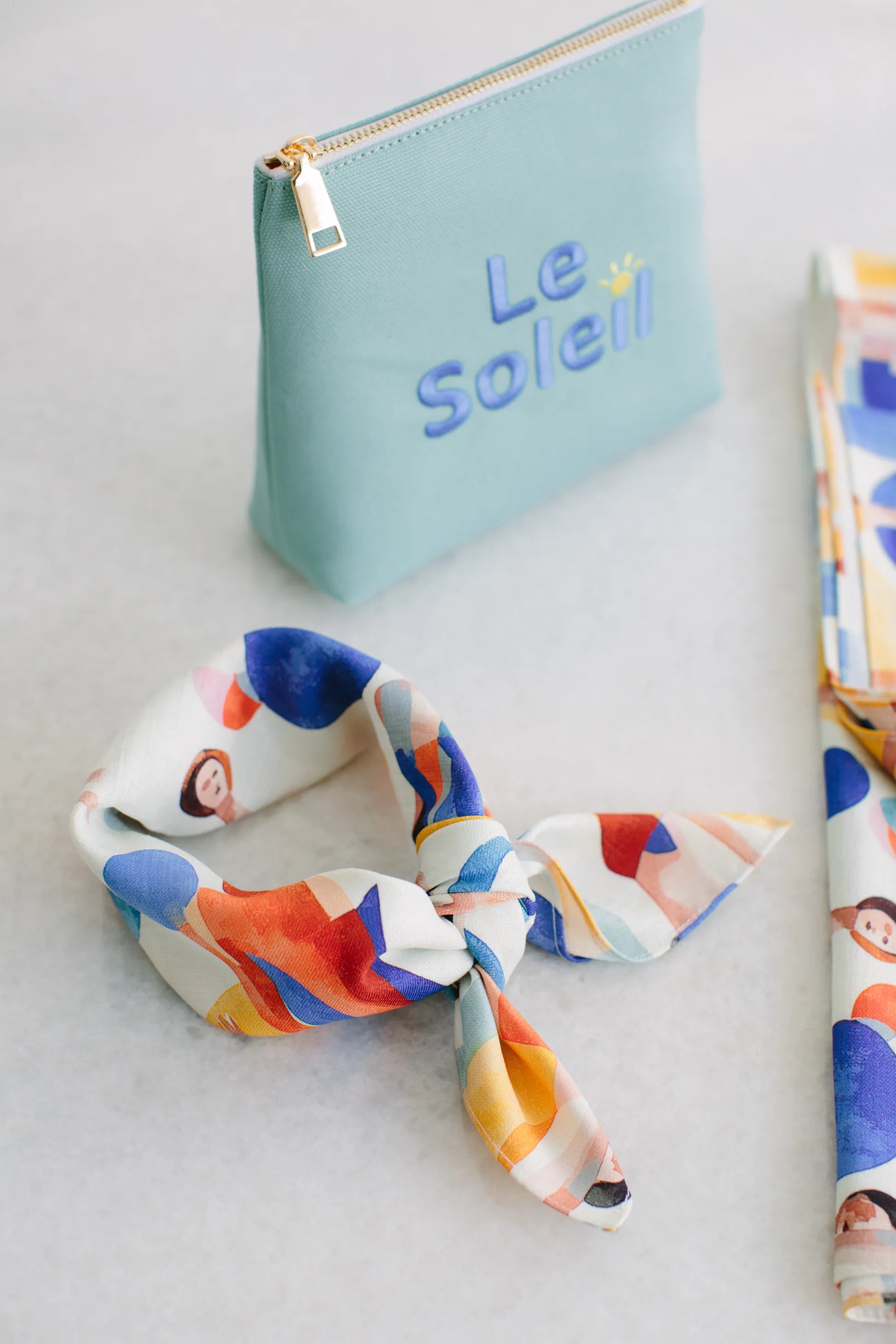 Pure Paris-Sonia Creme Keten Bandana & Pareo-Pareo & Bandana-1-Milagron.com
