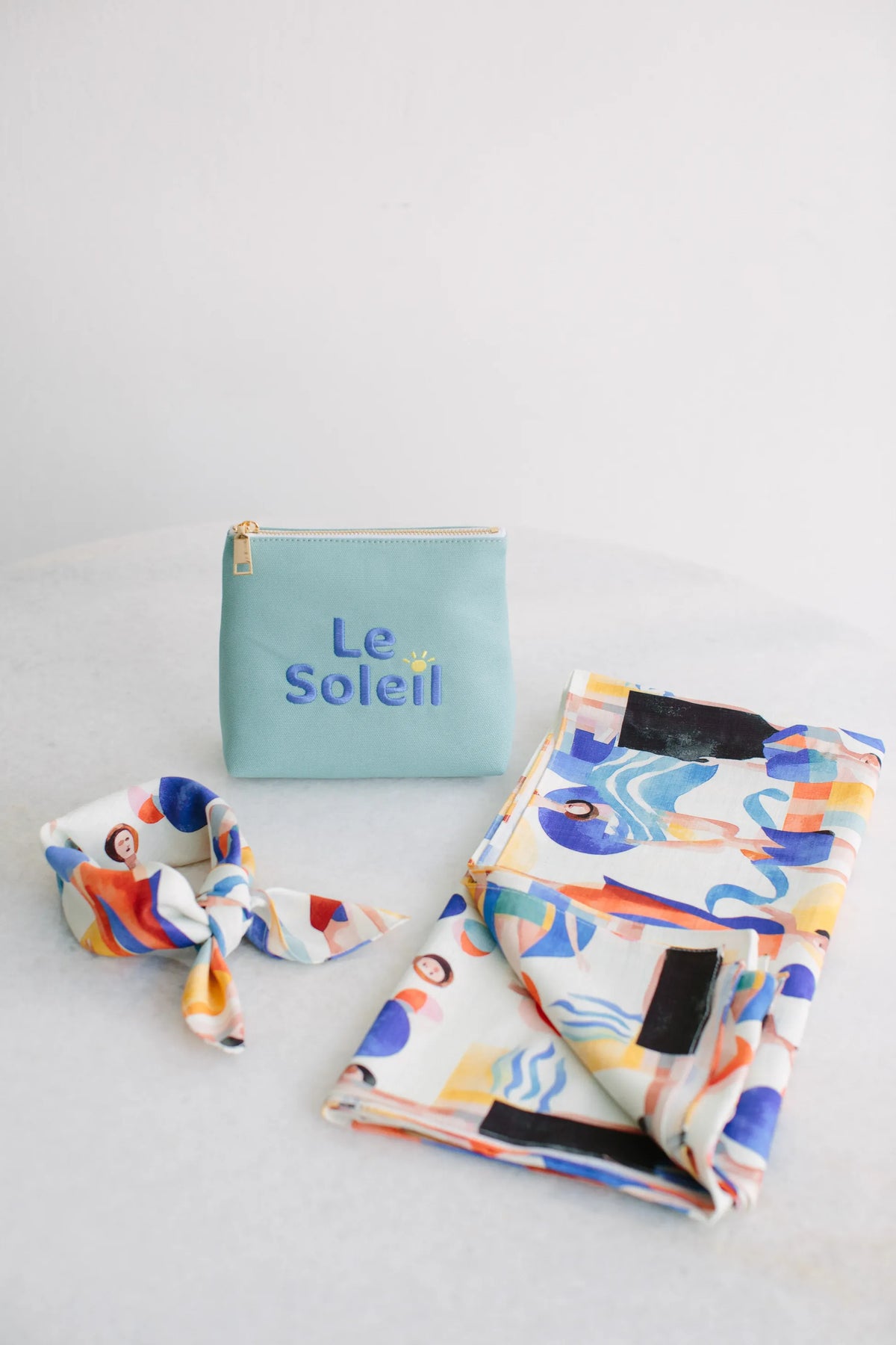 Pure Paris-Sonia Creme Keten Bandana & Pareo-Pareo & Bandana-16-Milagron.com