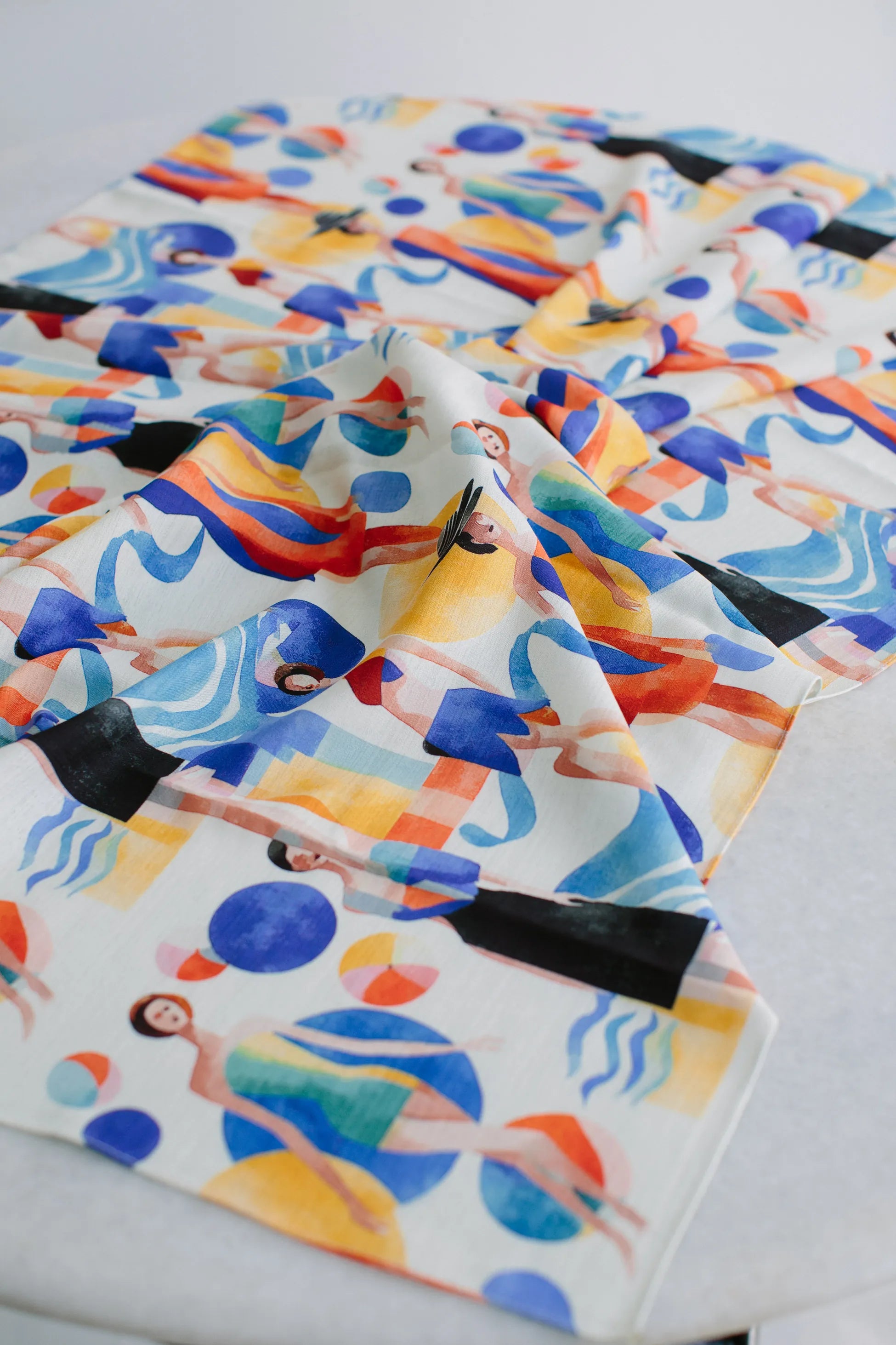 Pure Paris-Sonia Creme Keten Bandana & Pareo-Pareo & Bandana-17-Milagron.com