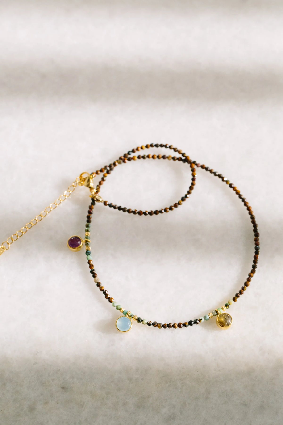 Trinity Kaplan Gözü Ve Yeşim Kolye