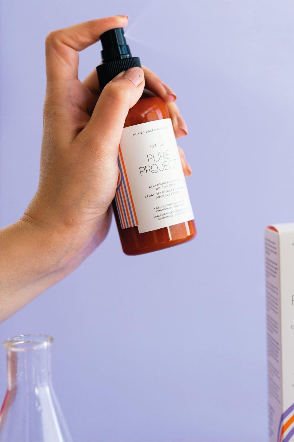 Pure project-Temizleyici & Yatıştırıcı Popo Spreyi-Vücut Kremi-2-Milagron.com