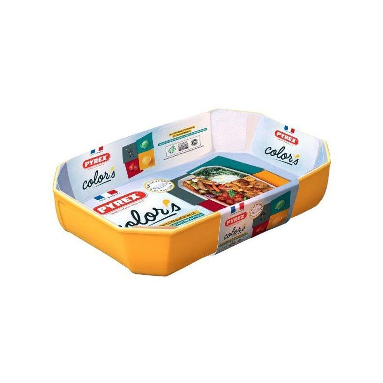 Pyrex 295b008/7145 Dikdörtgen Fırın Kabı 33x22x7 Cm Sarı