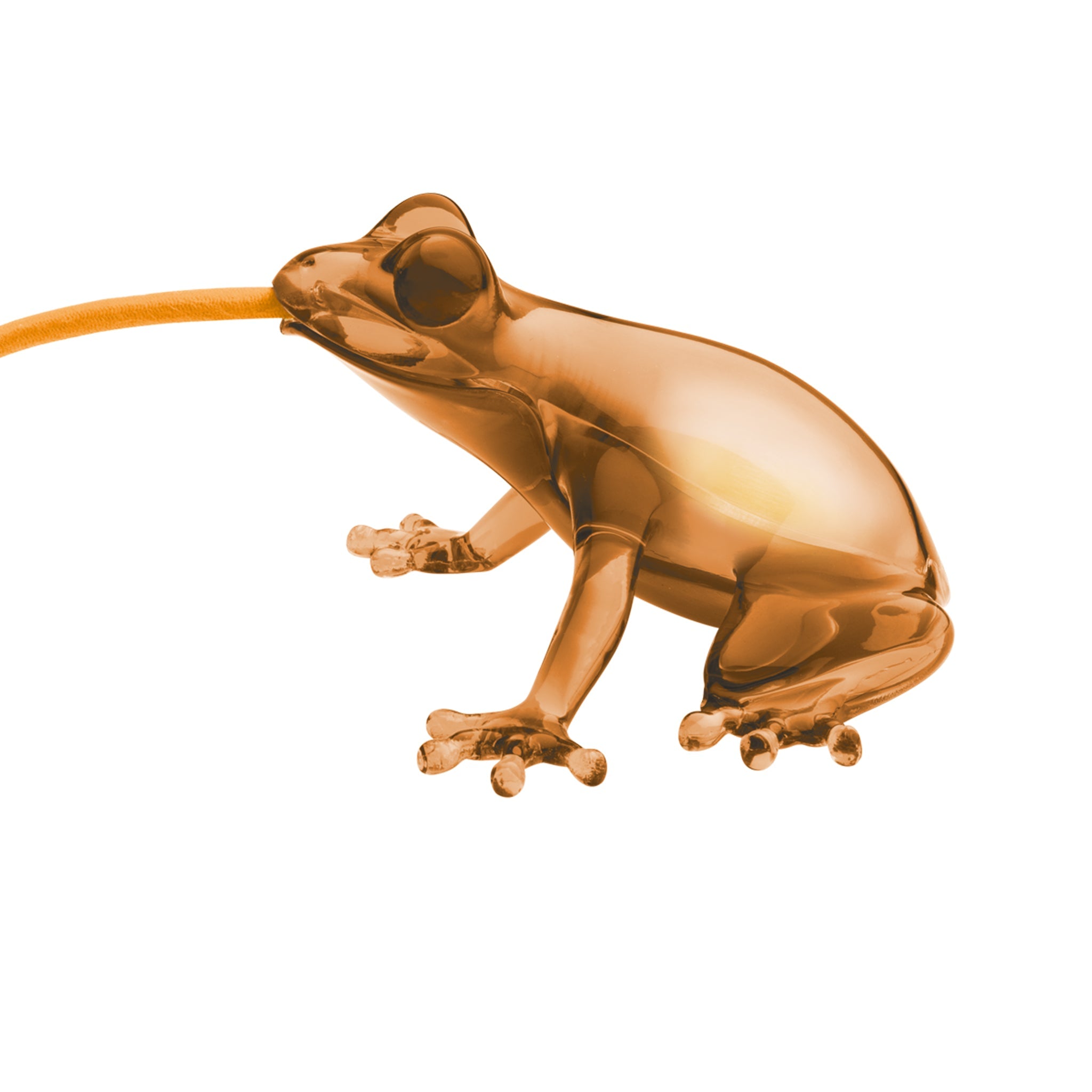 Qeeboo-Amber Kurbağa Masaüstü Aydınlatması-Masa Lambası-1-Milagron.com