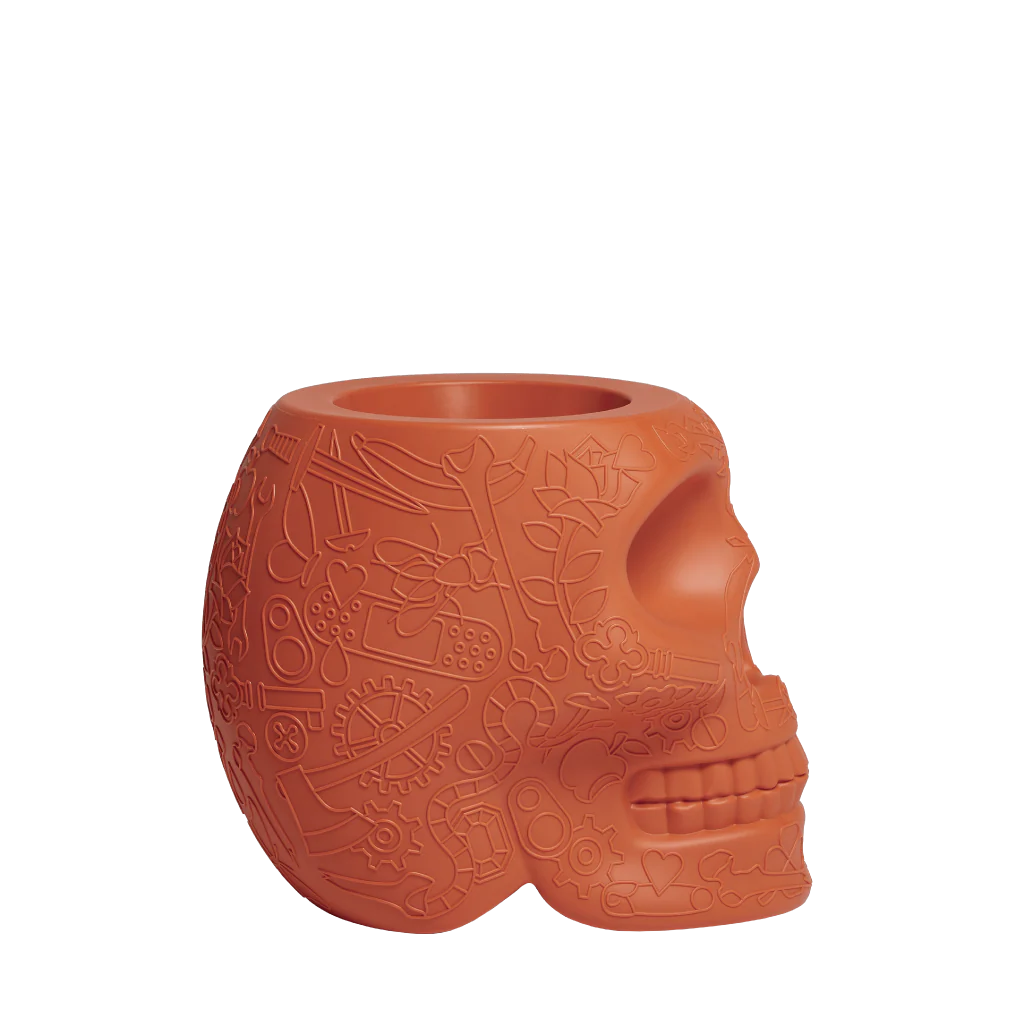 Qeeboo-Mexico Terracotta Saksı/şampanya Soğutucu-Dekoratif Saksı-2-Milagron.com