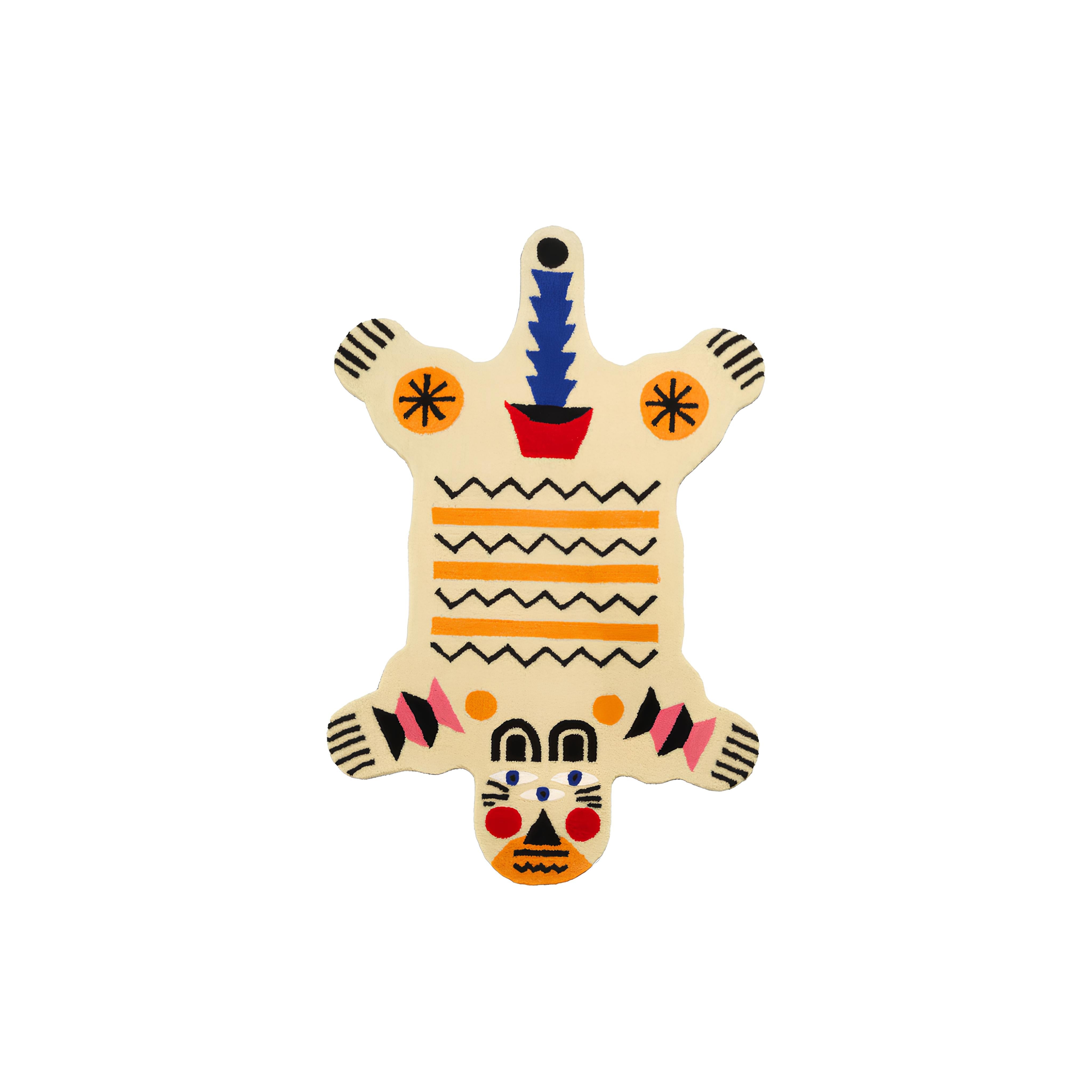 Qeeboo-Oggian Big Bear Halı 96x50cm-Halı-1-Milagron.com