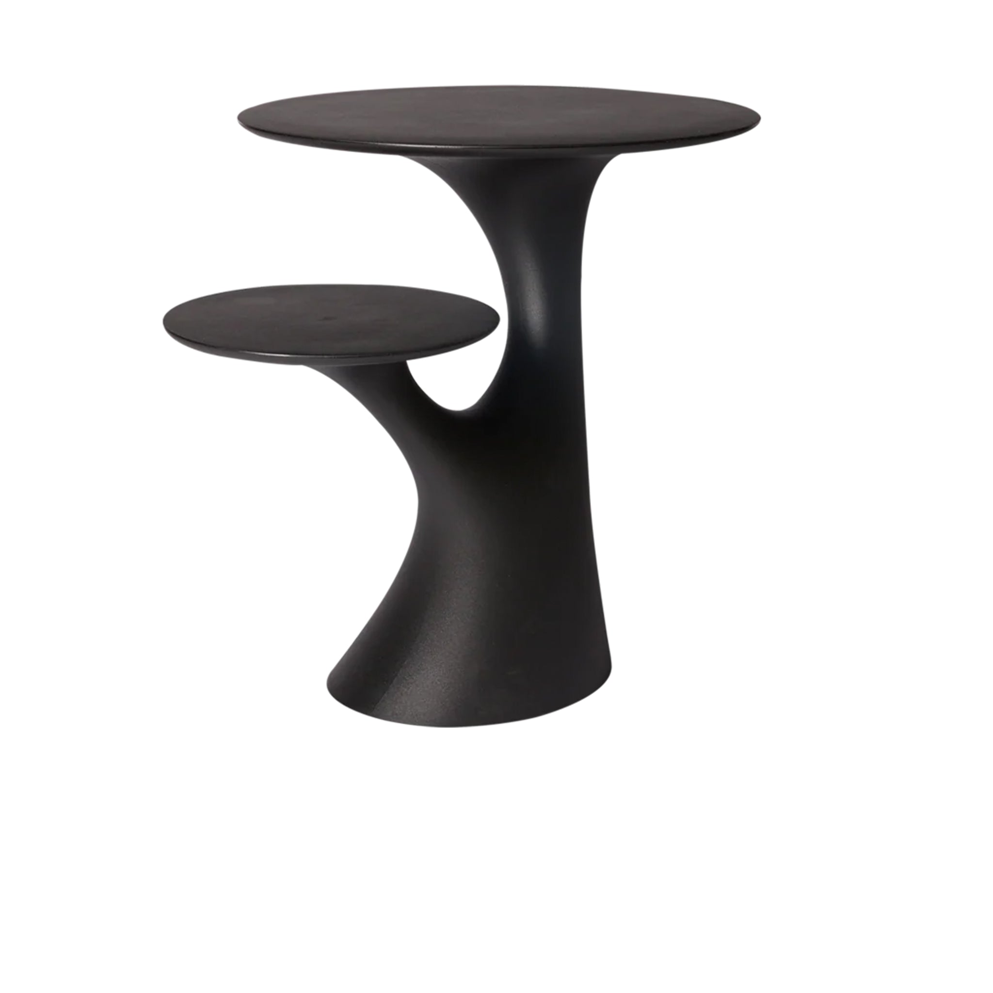 Qeeboo-Rabbit Tree Siyah İki Başlıklı Sehpa-Sehpa-3-Milagron.com