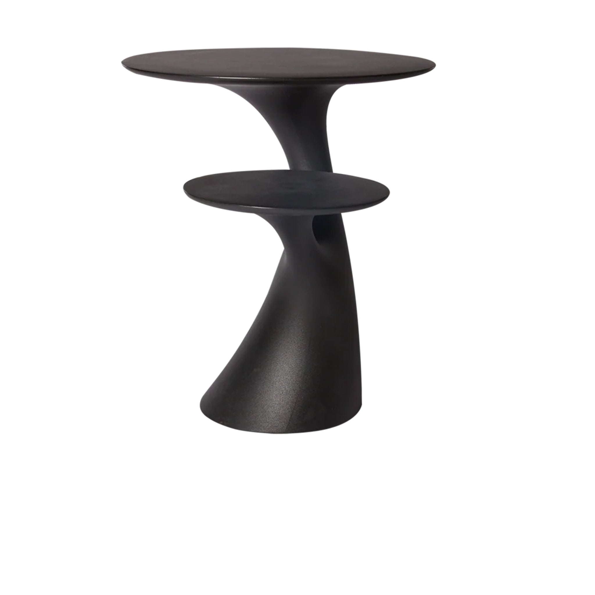 Qeeboo-Rabbit Tree Siyah İki Başlıklı Sehpa-Sehpa-4-Milagron.com