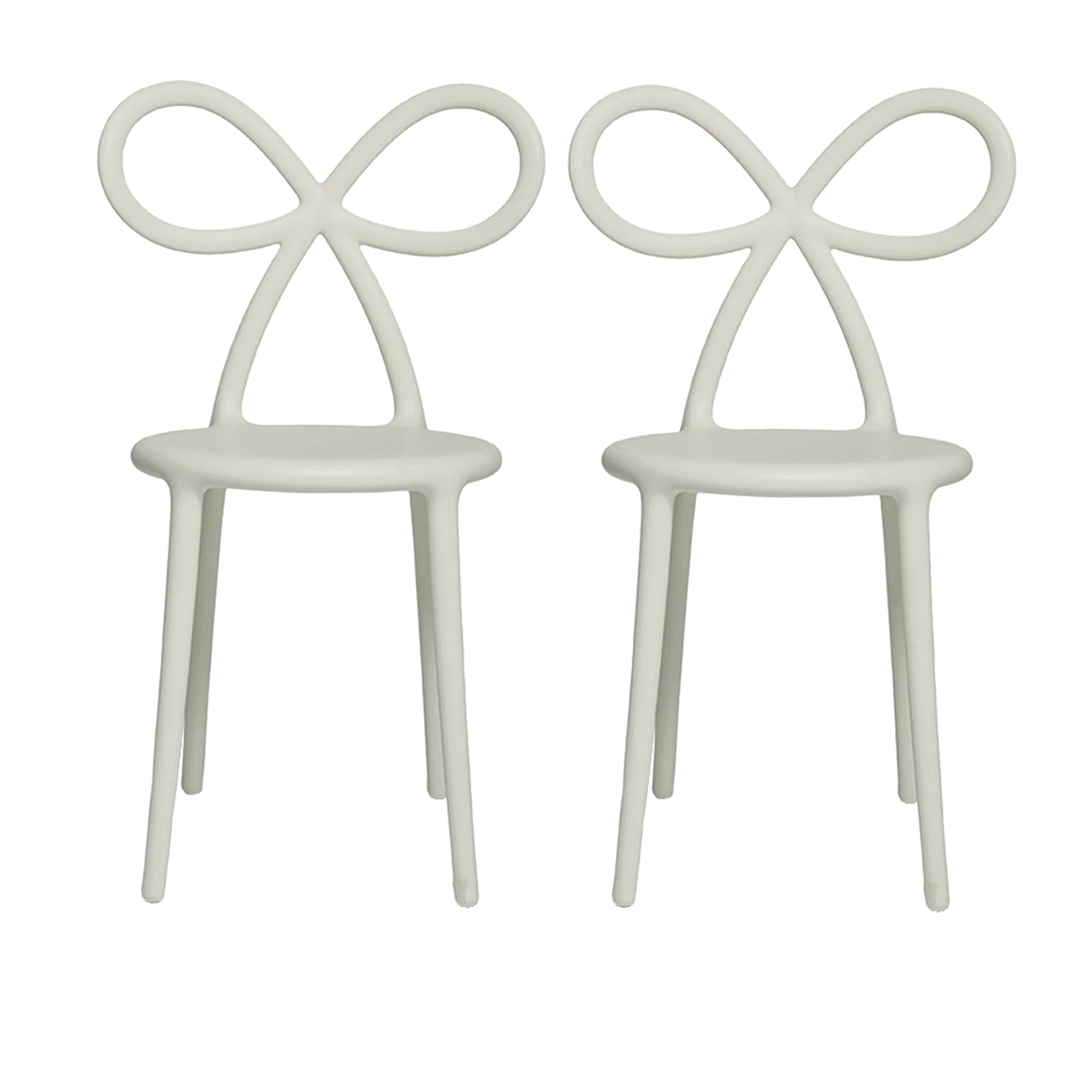 Qeeboo-Ribbon 2'li Beyaz Sandalye Seti-Sandalye & Tabure-1-Milagron.com