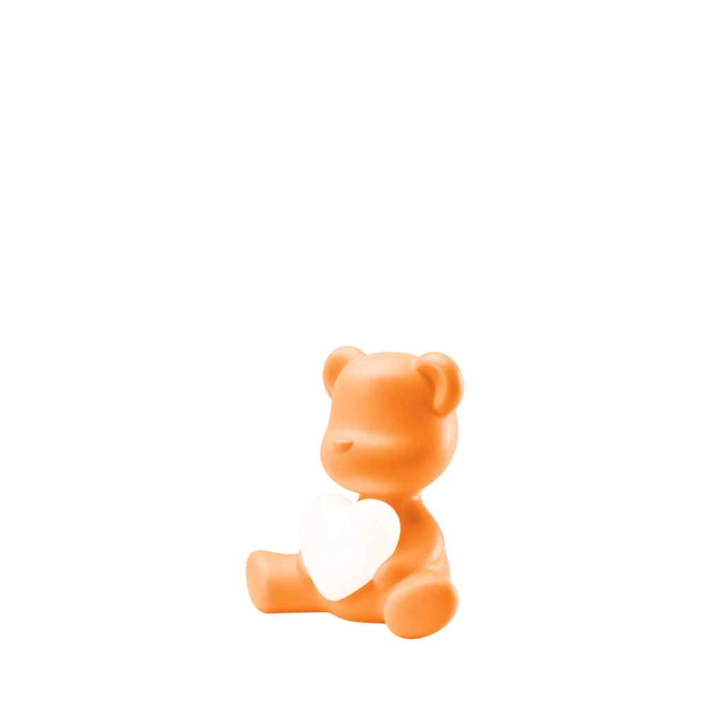 Qeeboo-Teddy Love Xs Turuncu Masaüstü Aydınlatması-Dekoratif Aydınlatma-2-Milagron.com