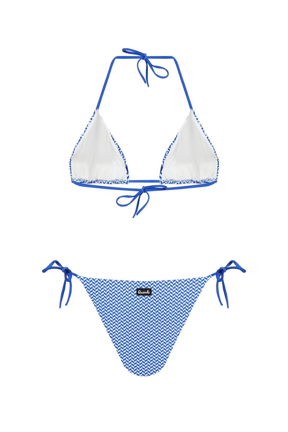 Quande-Aquatri Üçgen Bikini / Üst / Qn-137-1-Bikini & Mayo-4-Milagron.com