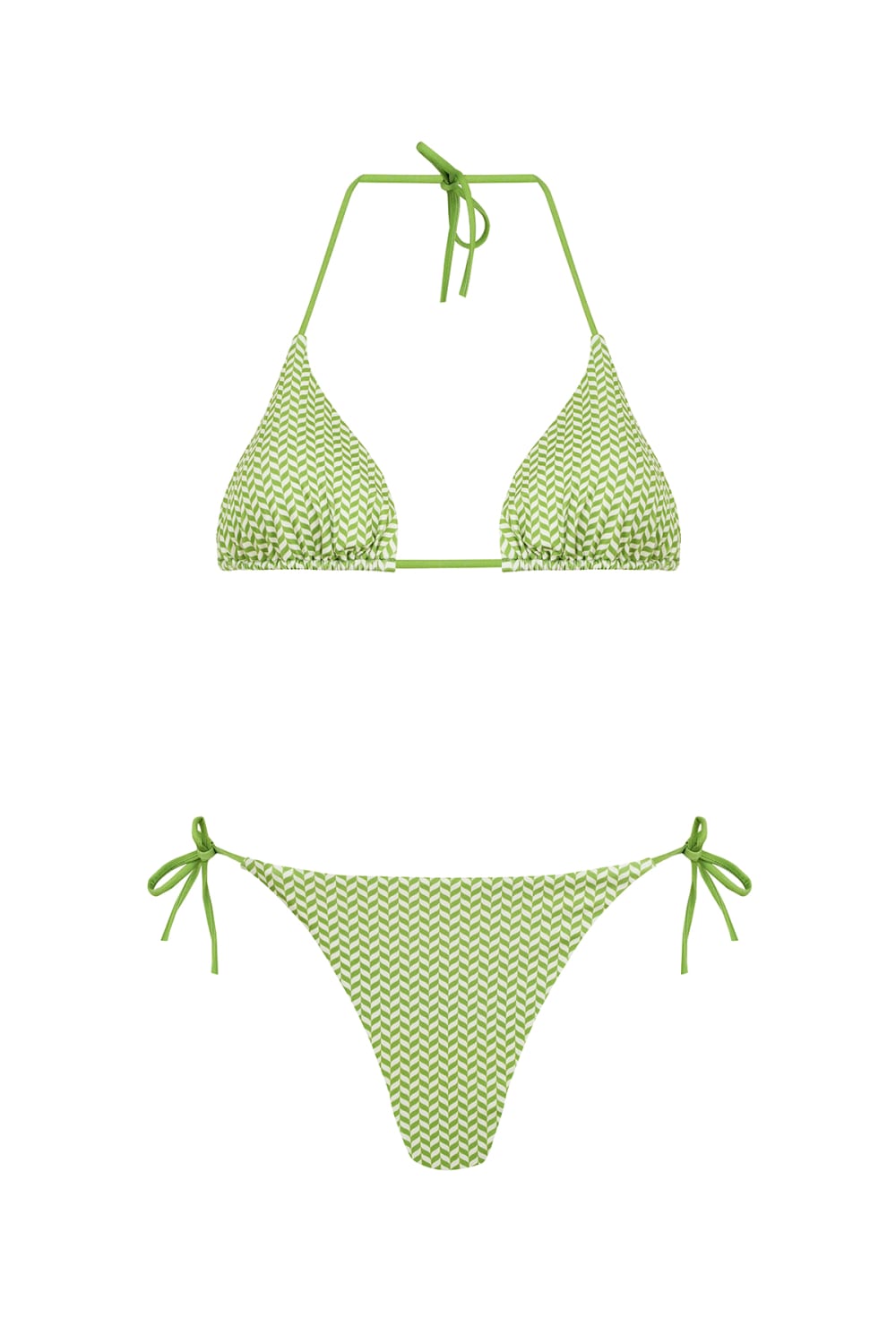 Quande-Aquatri Üçgen Bikini / Üst / Qn-140-1-Bikini & Mayo-3-Milagron.com
