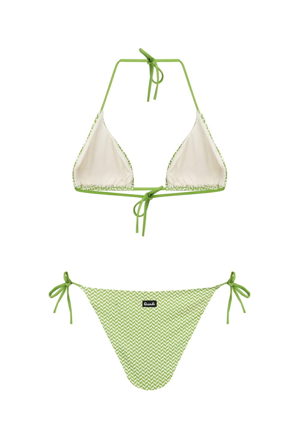 Quande-Aquatri Üçgen Bikini / Üst / Qn-140-1-Bikini & Mayo-4-Milagron.com
