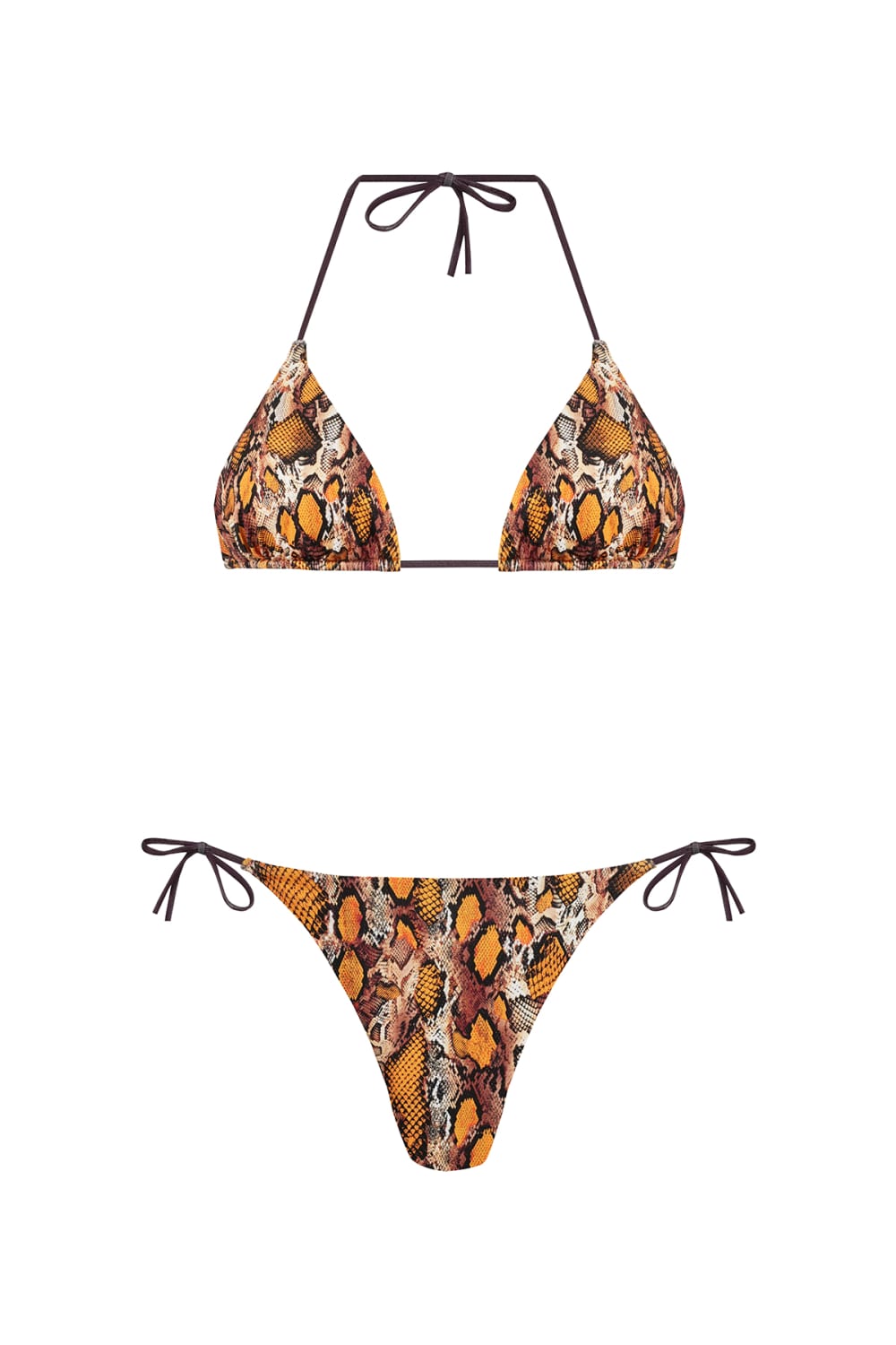 Quande-Aquatri Üçgen Bikini / Üst / Qn-141-1-Bikini & Mayo-3-Milagron.com