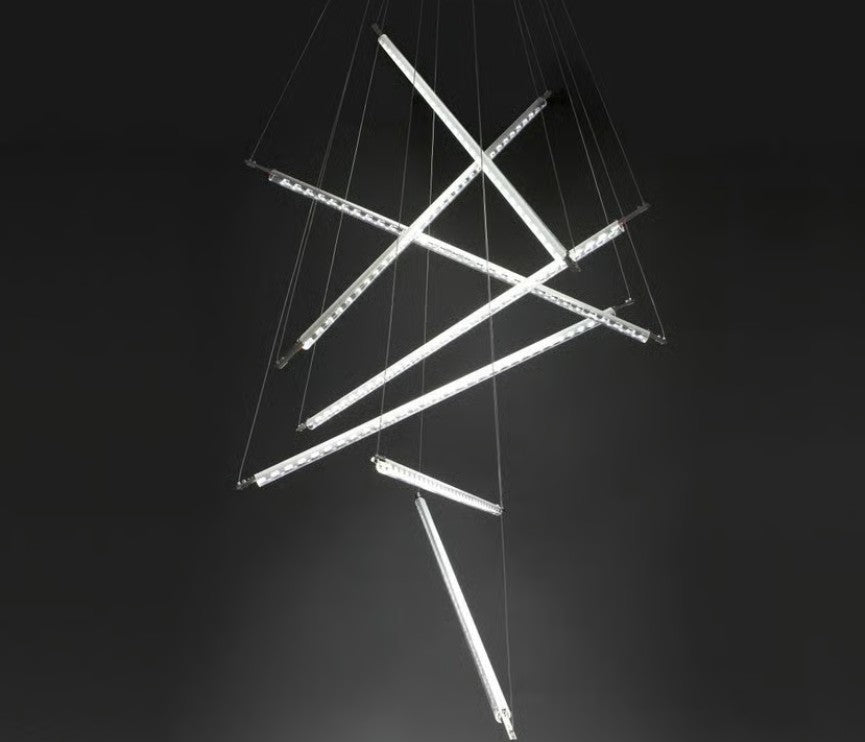 Ixion 7 Glass Sarkit Ø120X3 H Max. 300 Cm 7Xled 14.4W 2700K 4900Lm