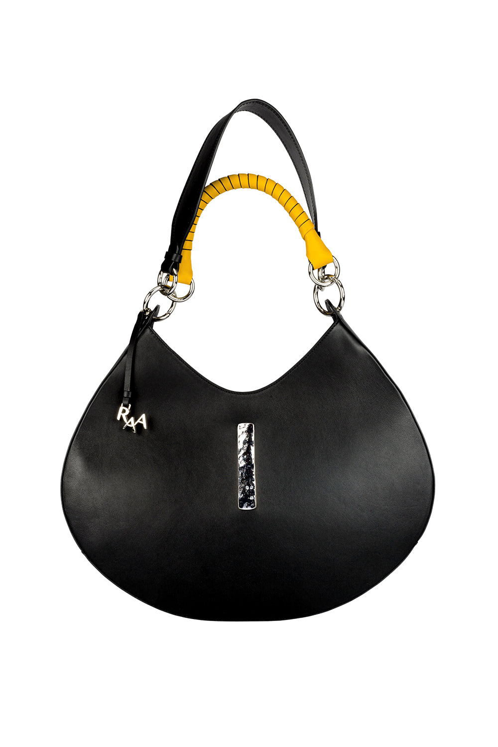 Sahnaz Bag- Black & Silver - 1