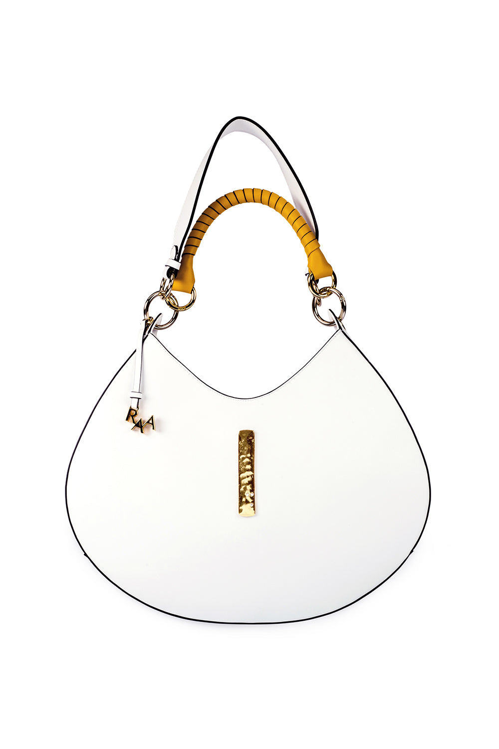 Sahnaz Bag- White & Gold - 1