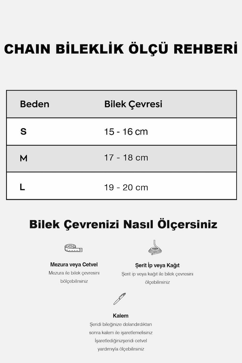 RAFTAF-Chain Gümüş Bileklik-Bileklik-6-Milagron.com