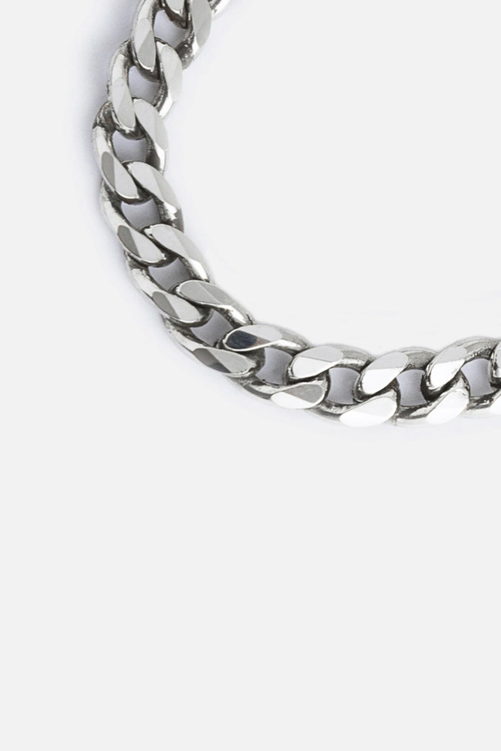 RAFTAF-Curb Gümüş Zincir Kolye-Kolye-3-Milagron.com