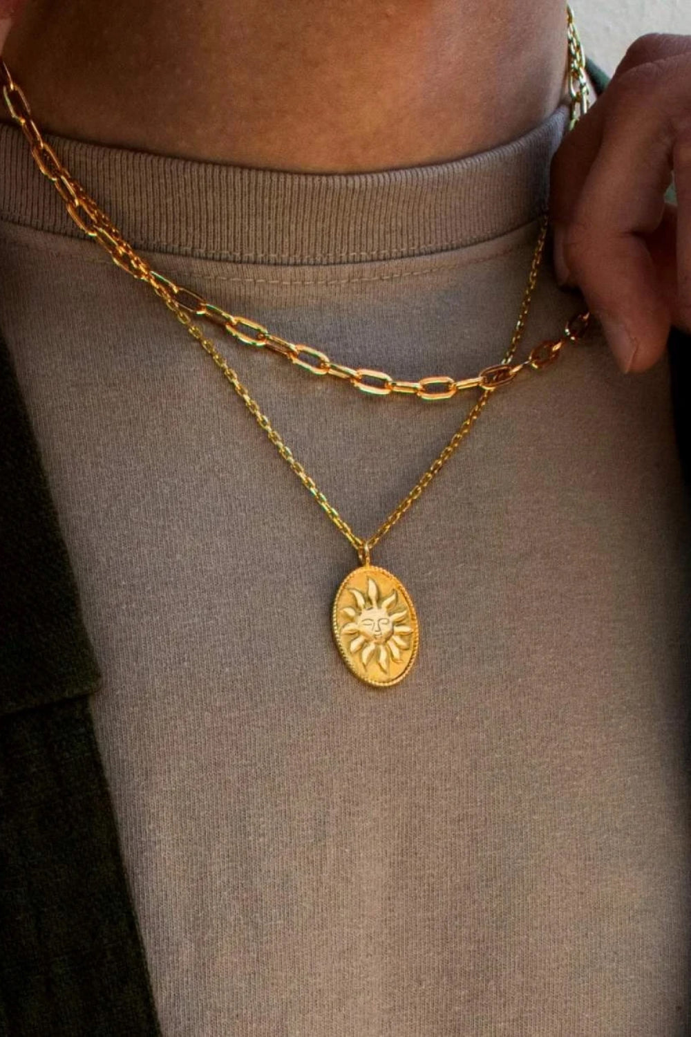 RAFTAF-Link Gümüş Zincir Kolye-Kolye-2-Milagron.com