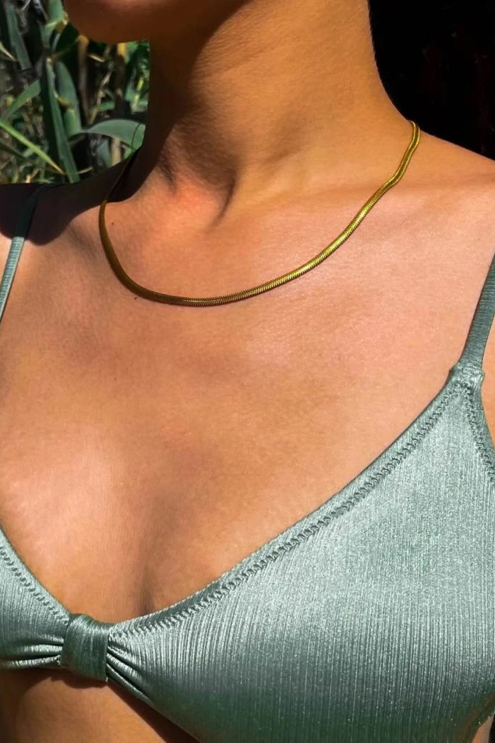 RAFTAF-Palm Gümüş Zincir Kolye-Kolye-2-Milagron.com