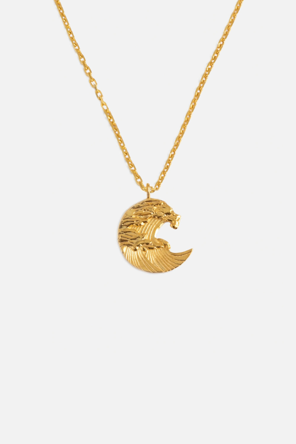 RAFTAF-The Great Wave Cable Zincir Gümüş Kolye-Kolye-1-Milagron.com