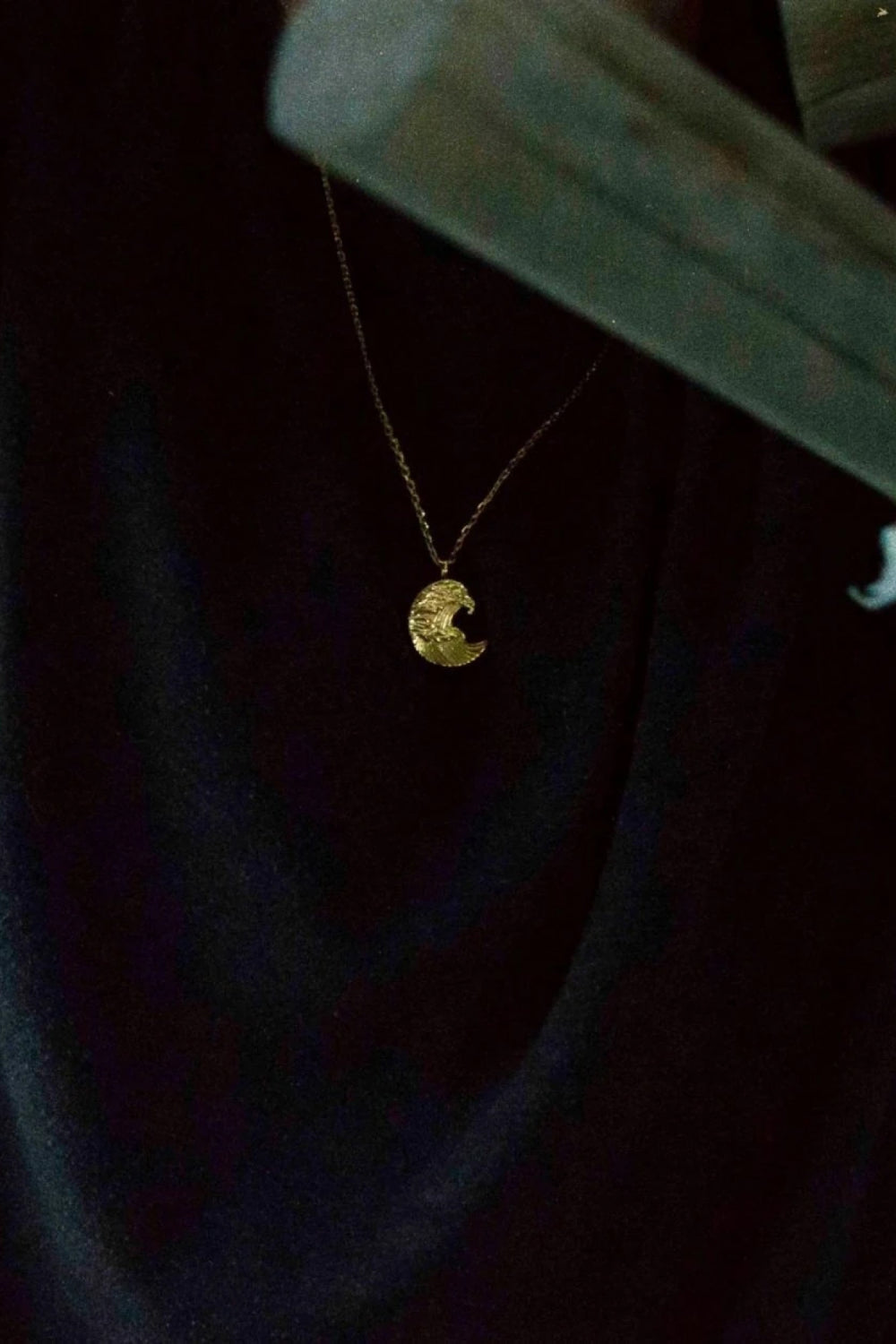 RAFTAF-The Great Wave Cable Zincir Gümüş Kolye-Kolye-2-Milagron.com