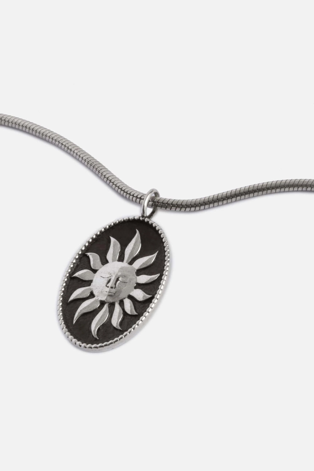 RAFTAF-The Sun Serpent Zincir Gümüş Kolye-Kolye-3-Milagron.com