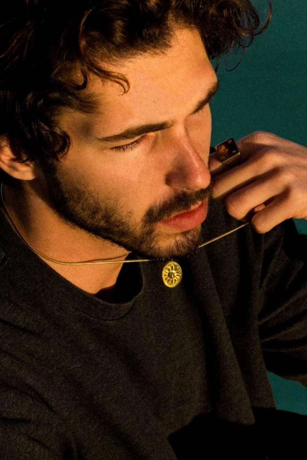 RAFTAF-The Sun Serpent Zincir Gümüş Kolye-Kolye-4-Milagron.com