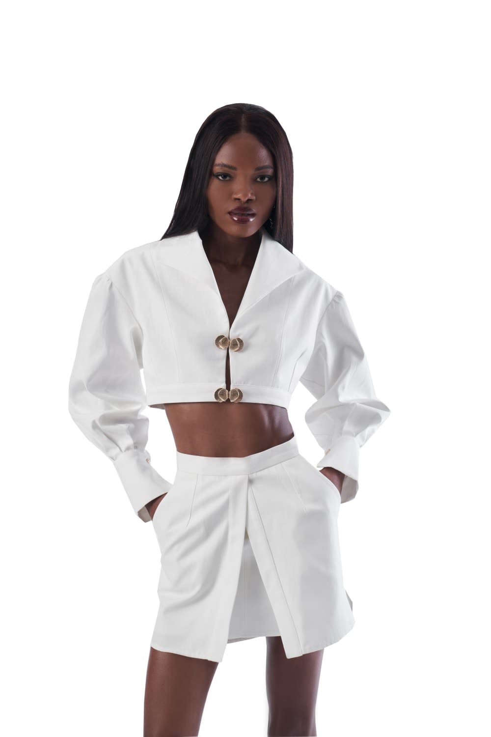 RAN-Ariel 2 Piece Set-Alt - Üst Takım-2-Milagron.com