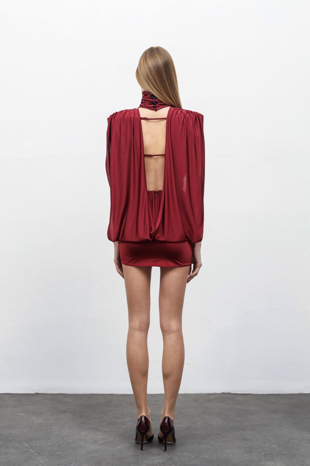 RAN-Cherry Rose Dress-Elbise-3-Milagron.com