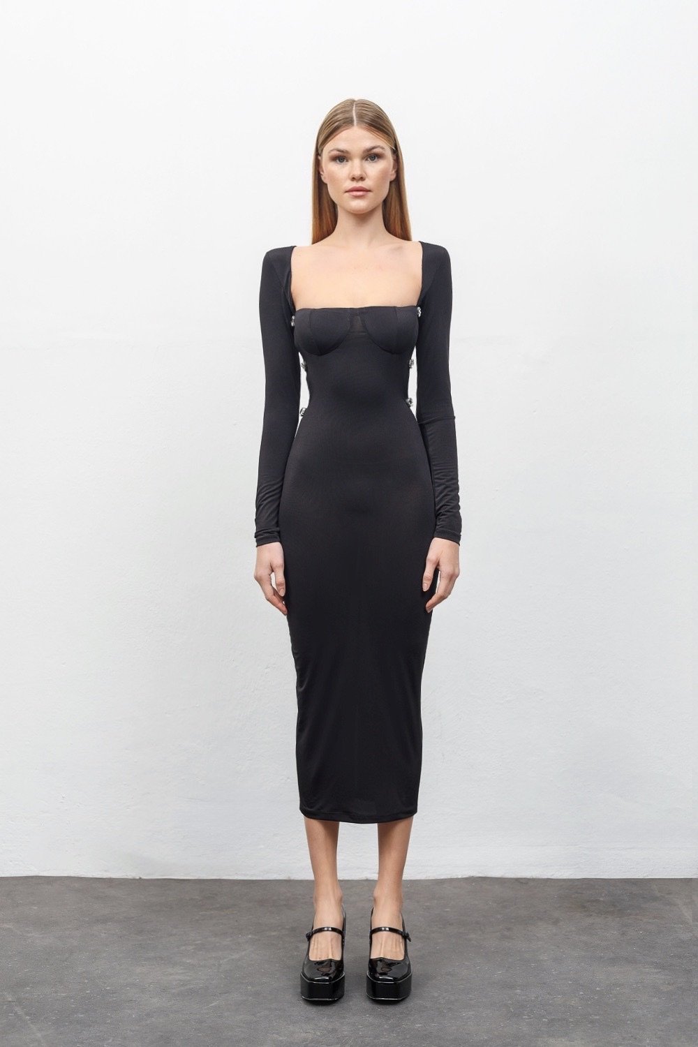 RAN-Diamond Heart Dress-Elbise-1-Milagron.com