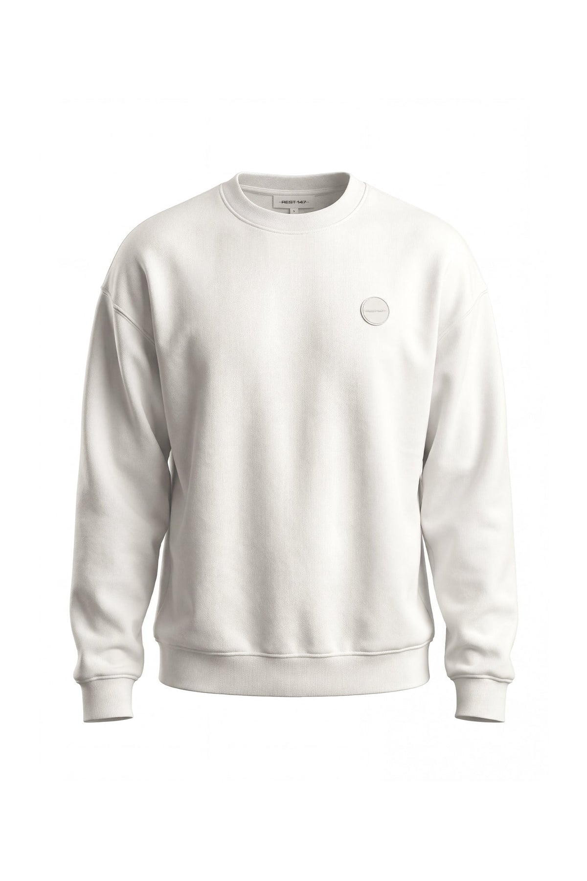 Erkek Relaxed Fit Sweatshirt - Kırık Beyaz
