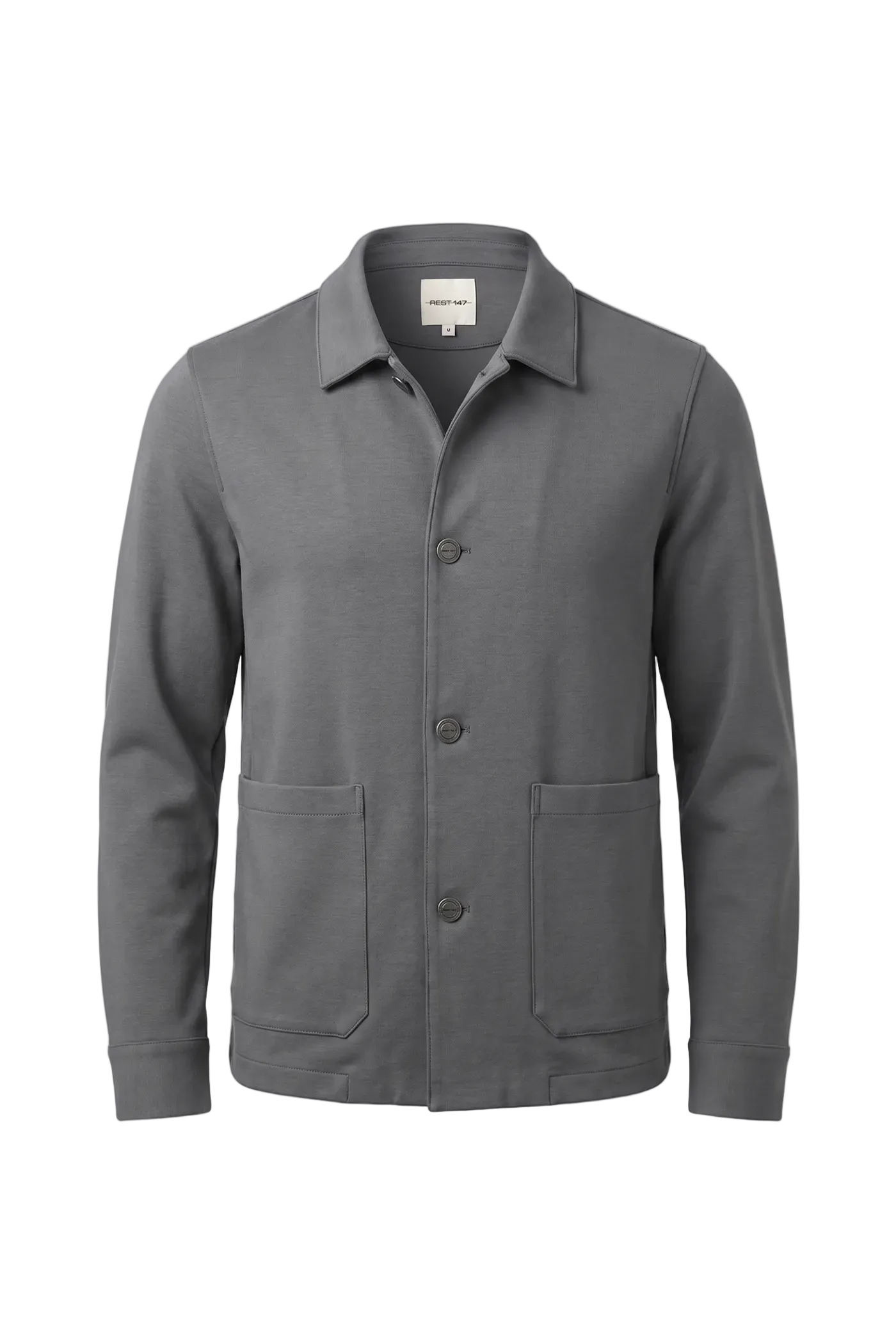 Erkek Relaxed Fit Modal Jacket - Metalik Gri