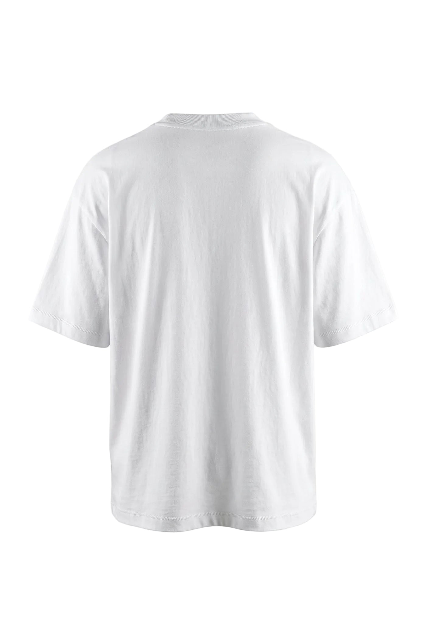 Unisex Oversized Rest 147 Embroidered T-Shirt - Beyaz