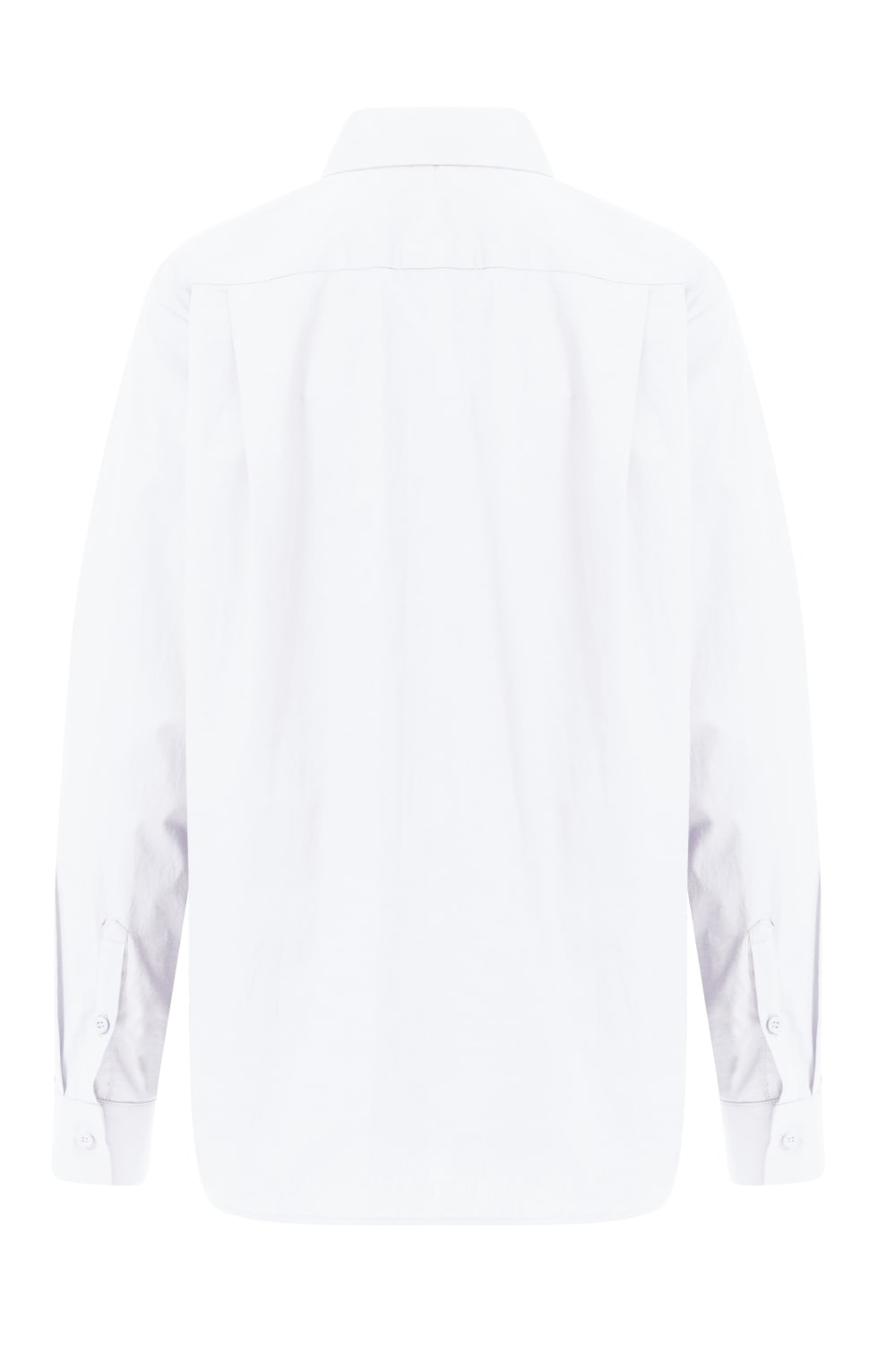 Rafael Fernè-Beyaz Logo Oversize Gömlek-Gömlek-6-Milagron.com