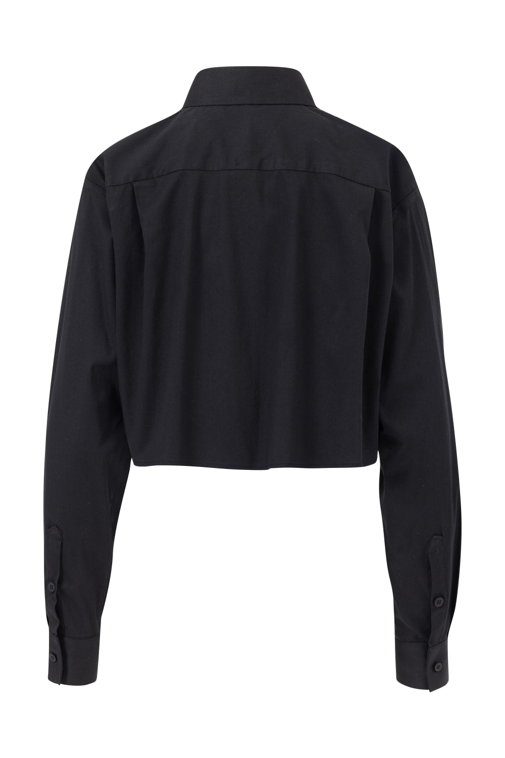 Rafael Fernè-Siyah Logo Crop Gömlek-Gömlek-6-Milagron.com