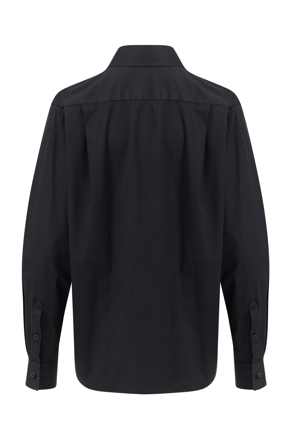 Rafael Fernè-Siyah Logo Oversize Gömlek-Gömlek-5-Milagron.com