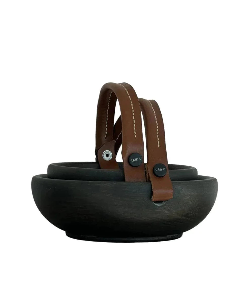 Raika Studio-Pia Black-tan Bowl-Tabak & Kase-2-Milagron.com