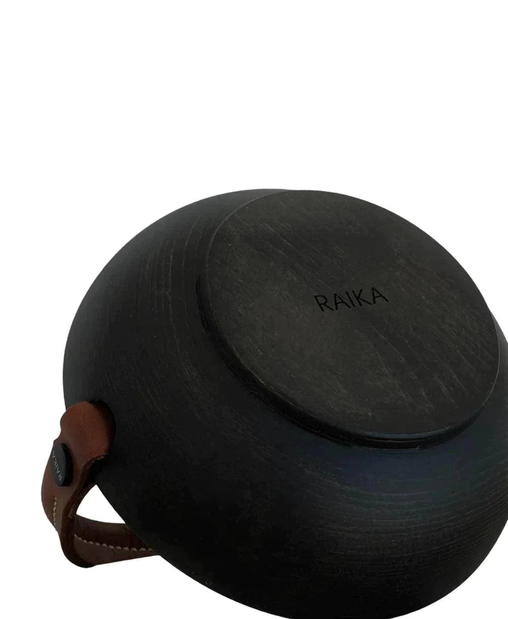 Raika Studio-Pia Black-tan Bowl-Tabak & Kase-3-Milagron.com