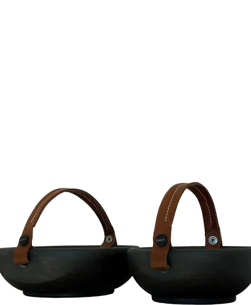 Raika Studio-Pia Black-tan Bowl-Tabak & Kase-4-Milagron.com