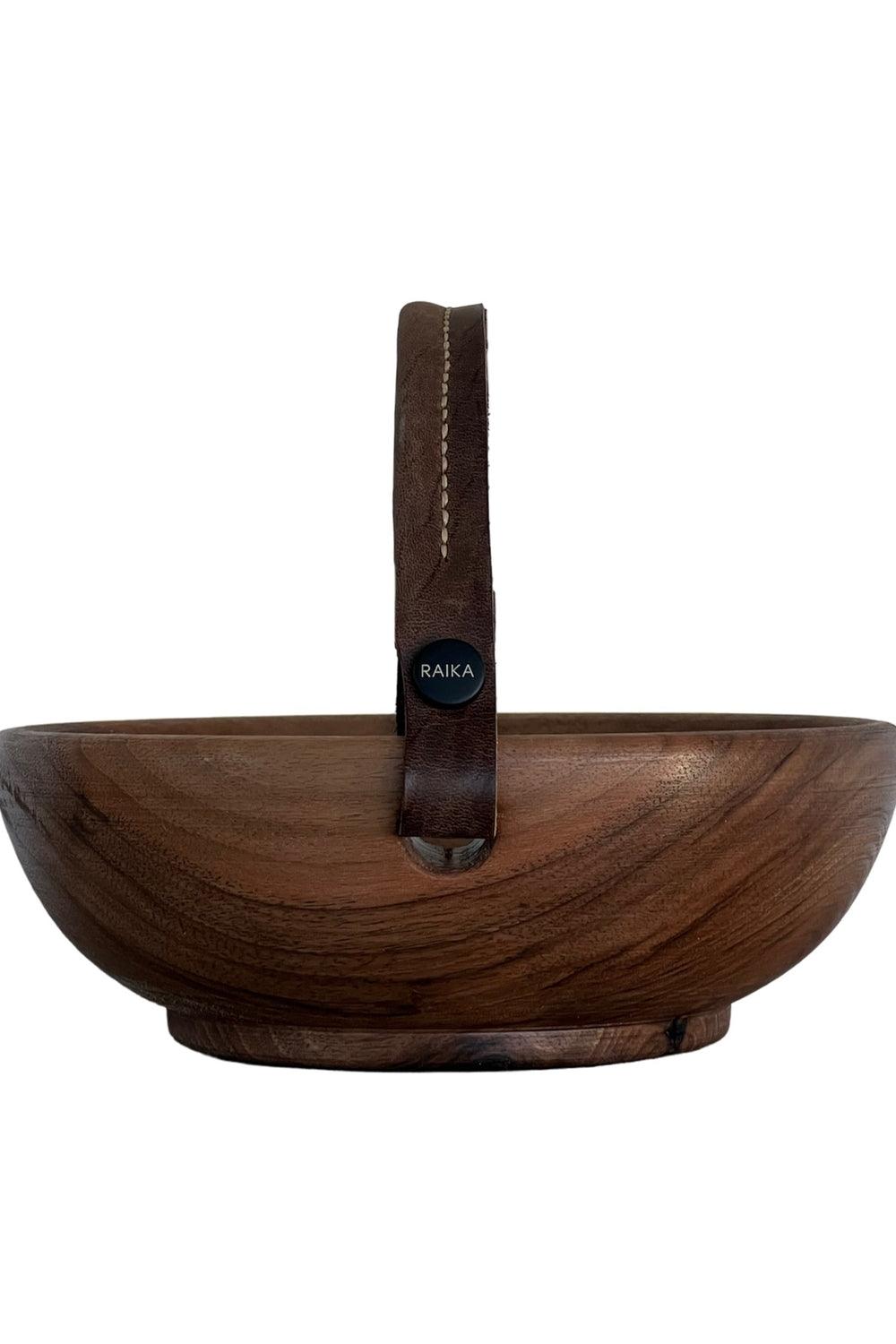 Raika Studio-Pia Walnut-brown Bowl-Tabak & Kase-1-Milagron.com