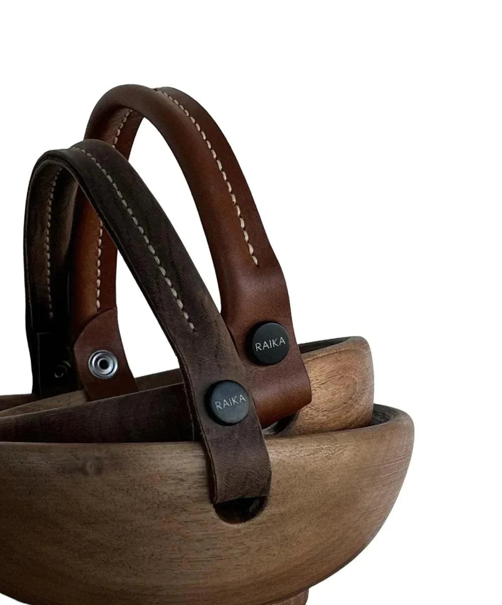 Raika Studio-Pia Walnut-brown Bowl-Tabak & Kase-3-Milagron.com