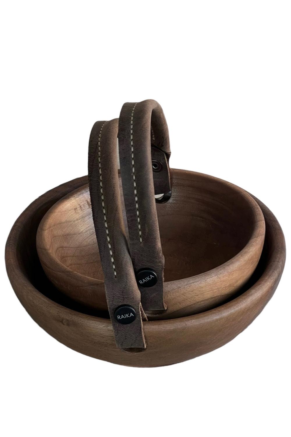 Raika Studio-Pia Walnut-brown Bowl-Tabak & Kase-4-Milagron.com