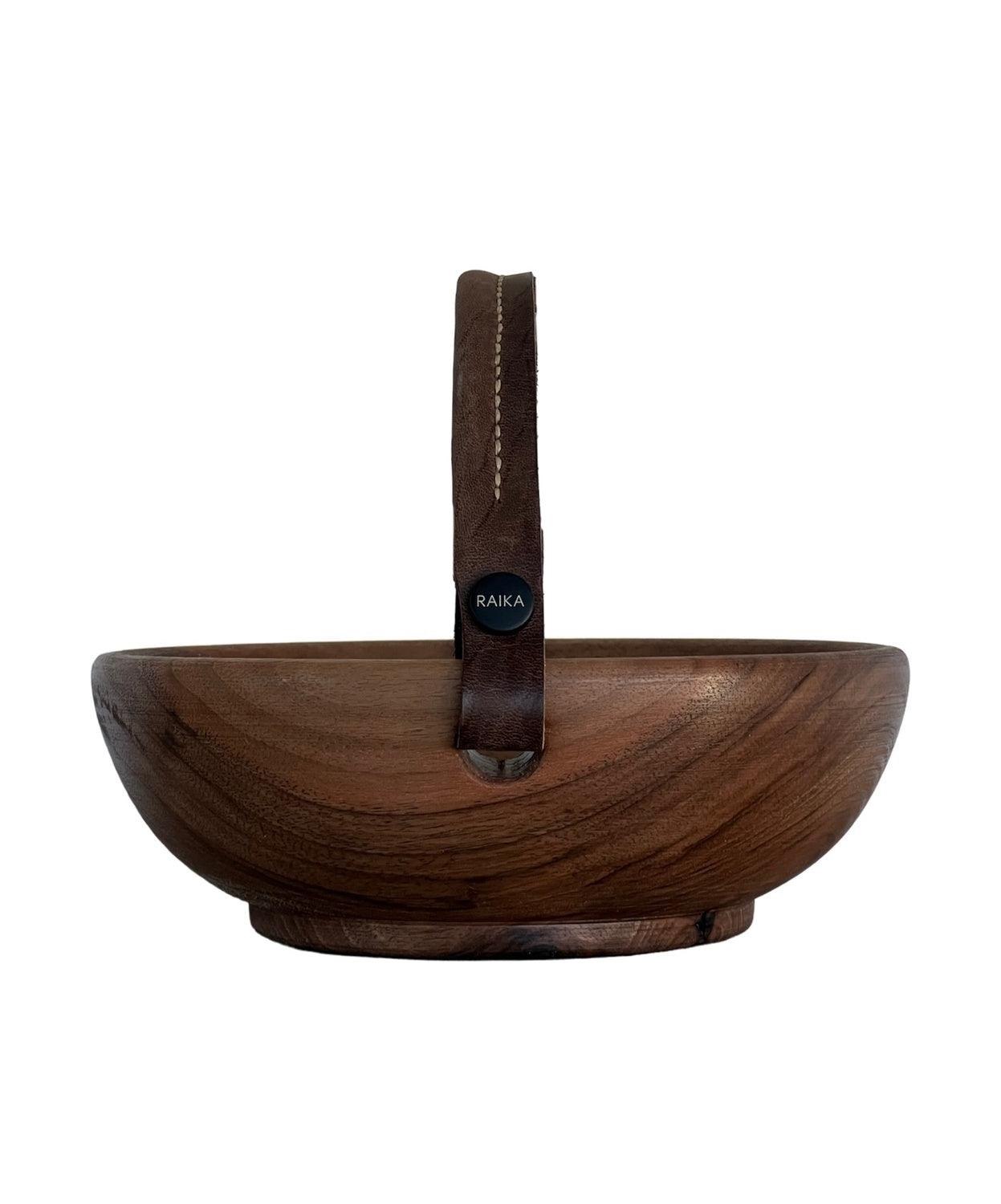 Raika Studio-Pia Walnut-brown Bowl-Tabak & Kase-5-Milagron.com