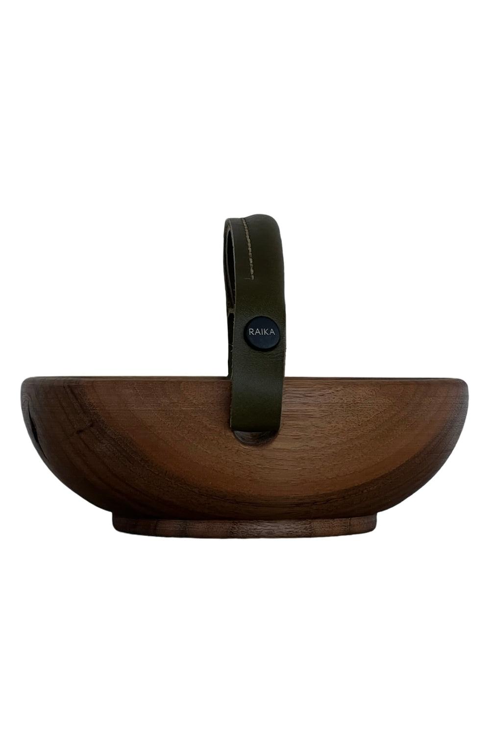 Raika Studio-Pia Walnut-green Bowl-Tabak & Kase-1-Milagron.com