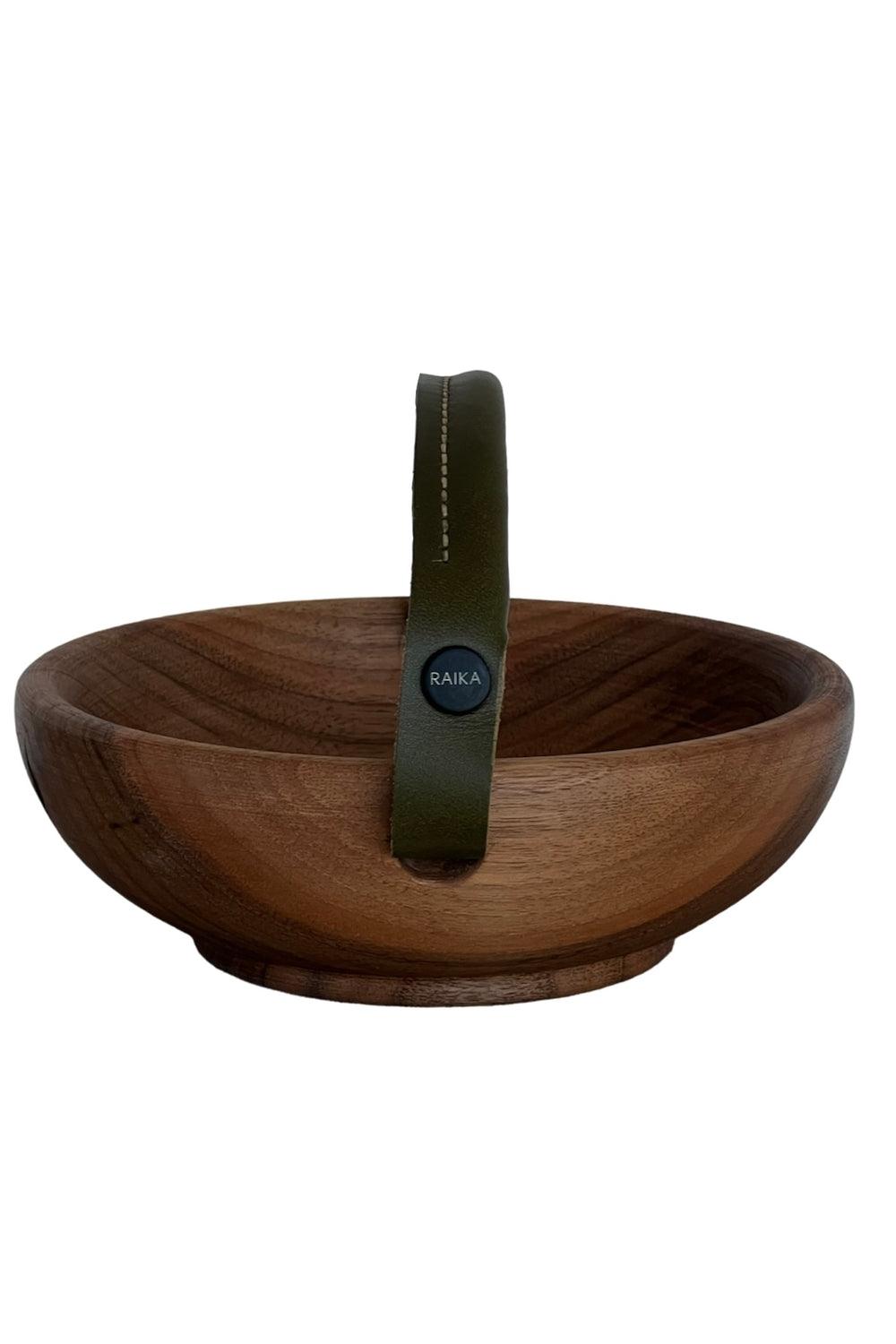Raika Studio-Pia Walnut-green Bowl-Tabak & Kase-2-Milagron.com