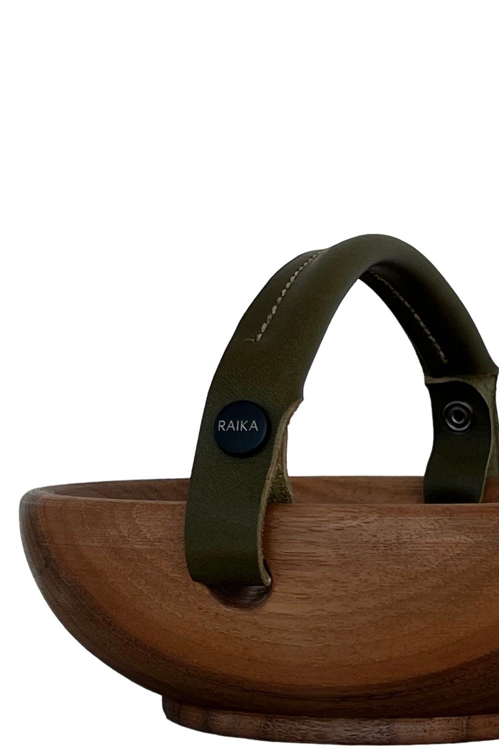 Raika Studio-Pia Walnut-green Bowl-Tabak & Kase-4-Milagron.com