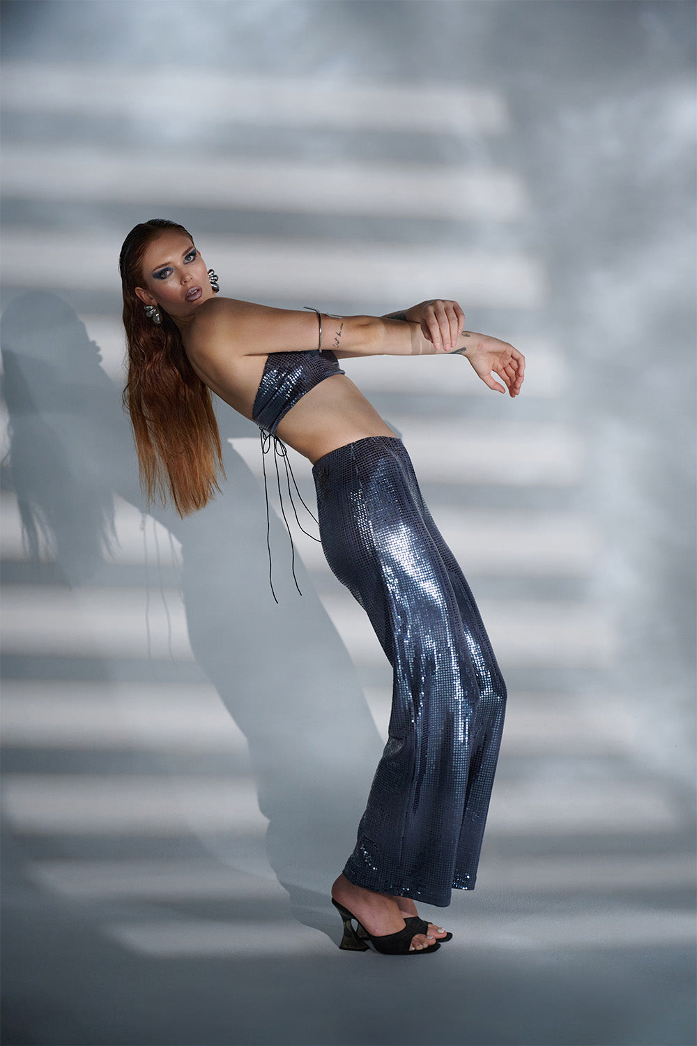 Ramme-Ala Glamour Grey Pant-Eşofman-7-Milagron.com