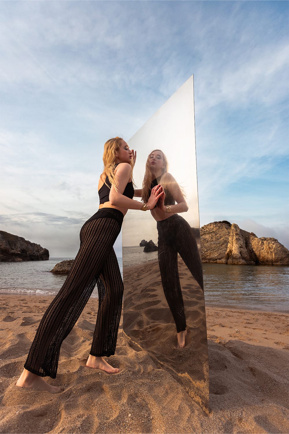 Ramme-Mare Tül Pantolon-Pantolon-5-Milagron.com