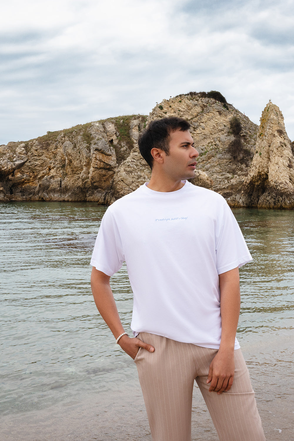 Ramme-Tony Bej Çizgili Pantolon-Pantolon-1-Milagron.com